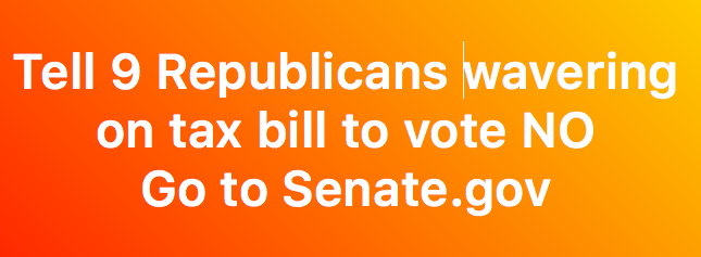 Tell 9 Republicans to Vote No